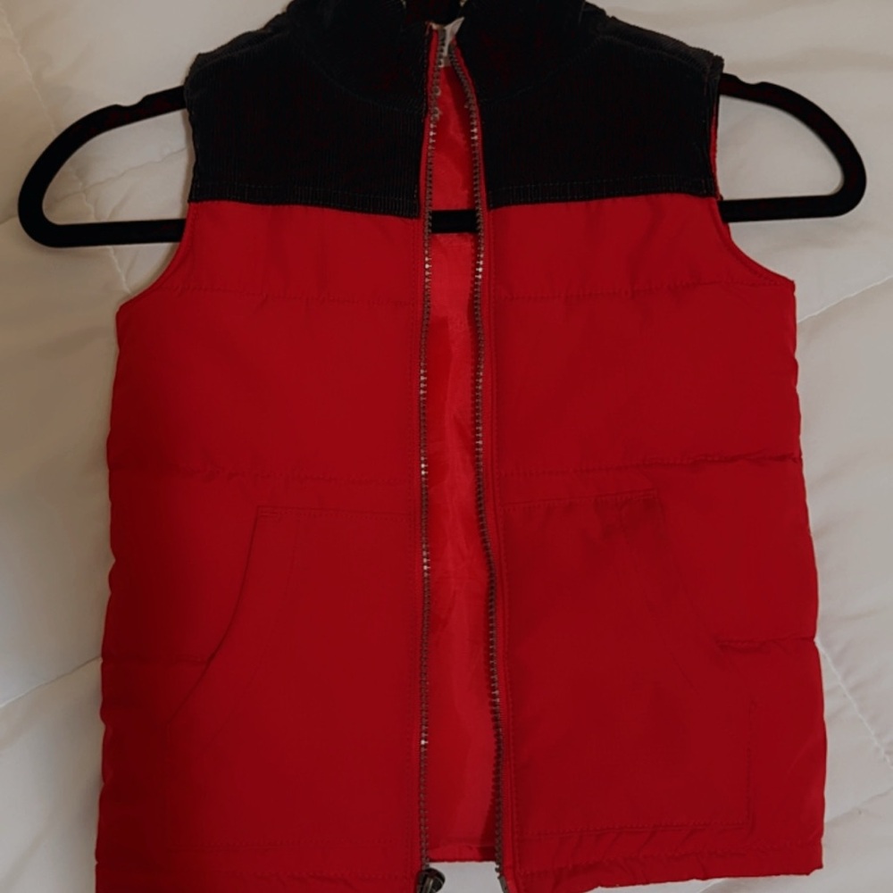 Carter's Bold Red and Black Vest